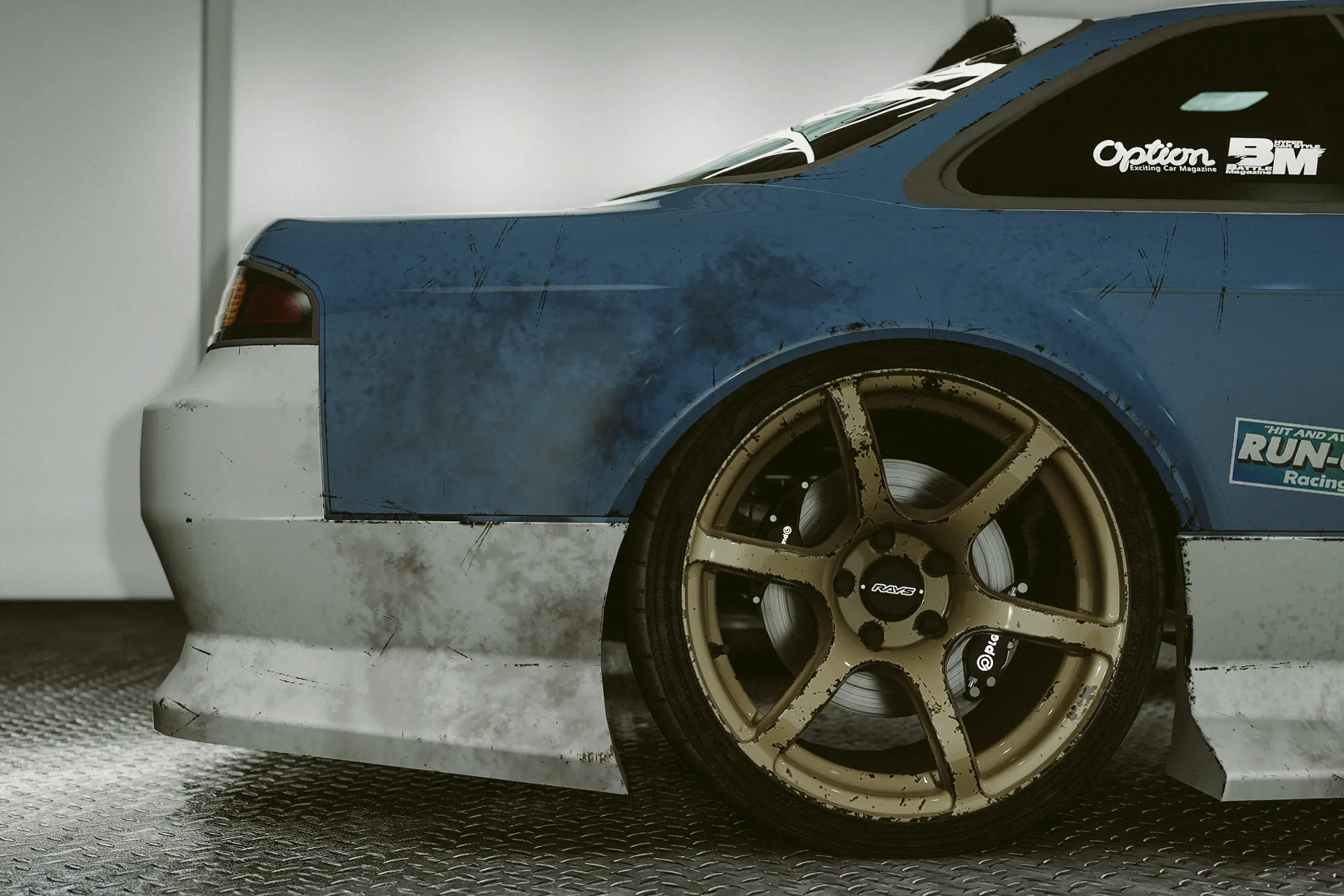 SD061 S14 Kouki Street Car For Assetto Corsa